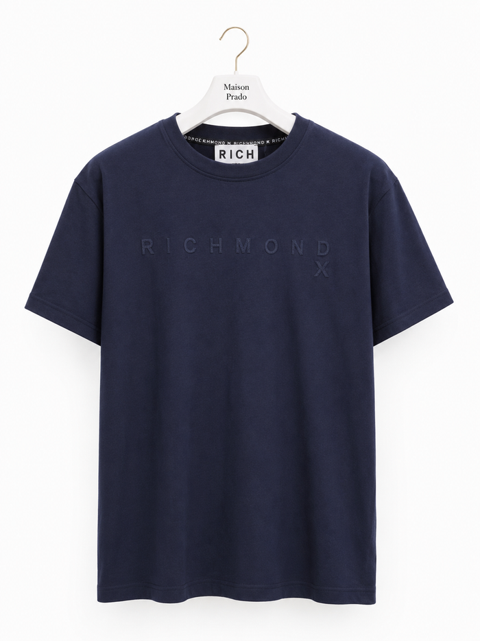 T-SHIRT RICHMOND  SILKOM BLUE