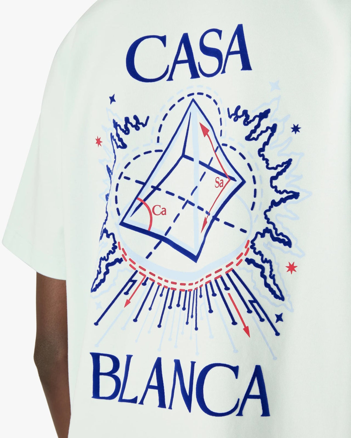 T-shirt Casablanca Celestial Pyramid T-shirt maison prado algerie de luxe