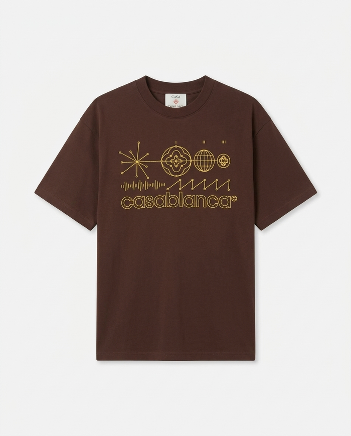 T-shirt Casablanca Code de Civilisation Oversized