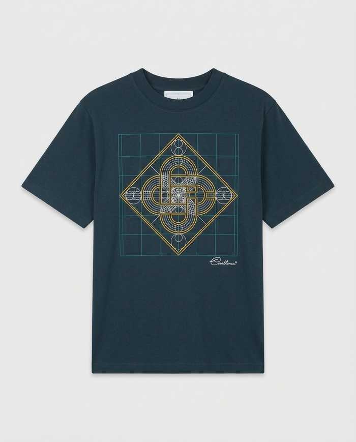 T-shirt Casablanca Logo Geometrie Sacree