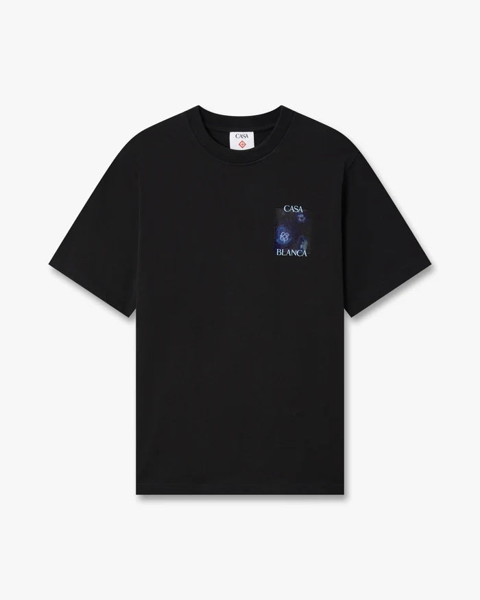 T-shirt Casablanca Meduse Sportive T-shirt Noir maison prado algerie luxe