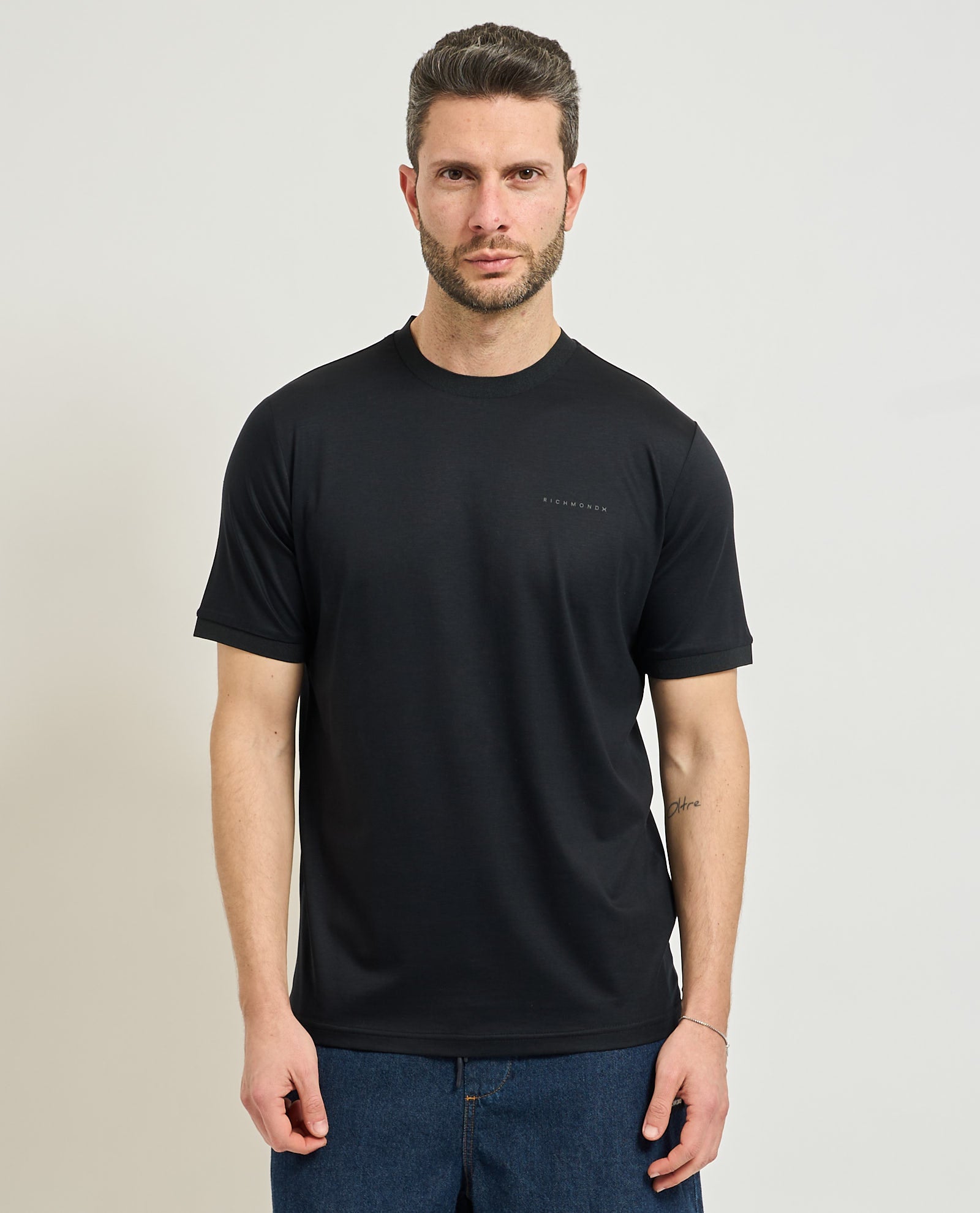 T-shirt Richmond X pour homme en mélange de coton