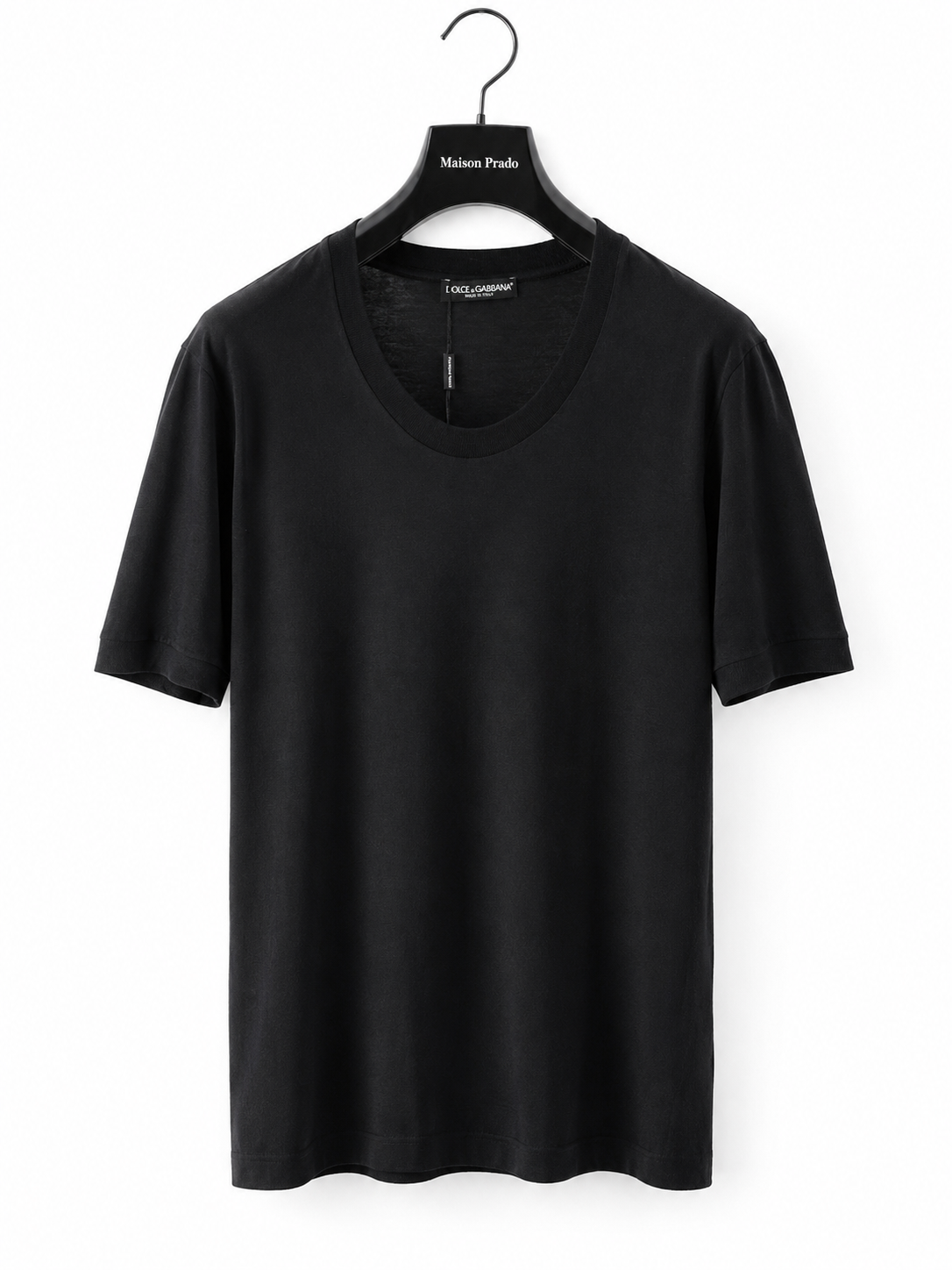 TSHIRT DG NOIR COL ROND