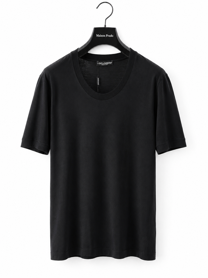 TSHIRT DG NOIR COL ROND