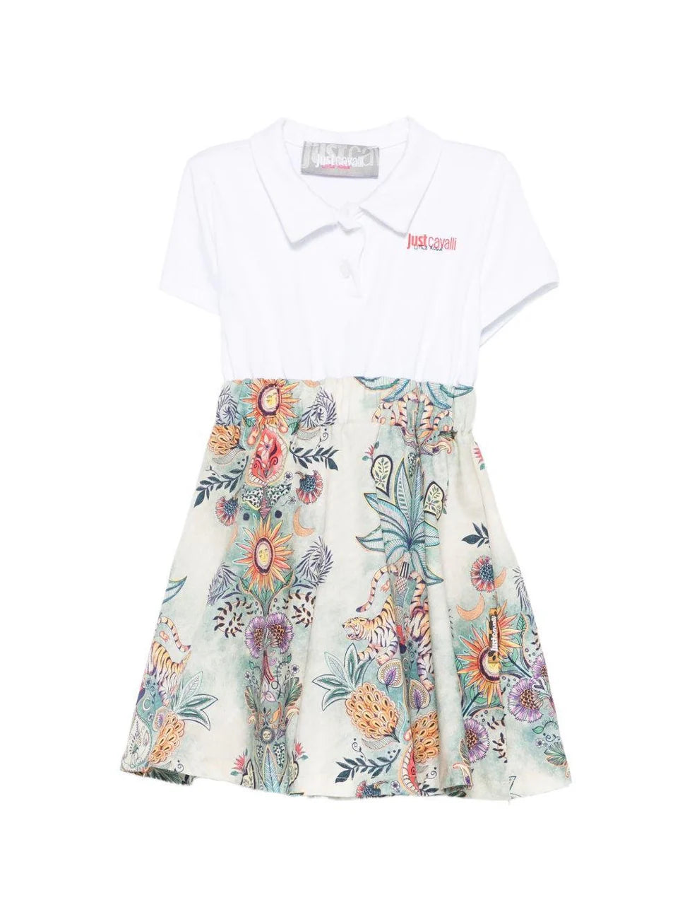 Robe multicolore Just Cavalli Kids pour nouveau-nés avec imprimé graphique