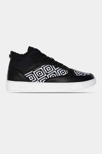 Mid Black Reflective Sneakers - ISHU Jet Black/3M Reflective