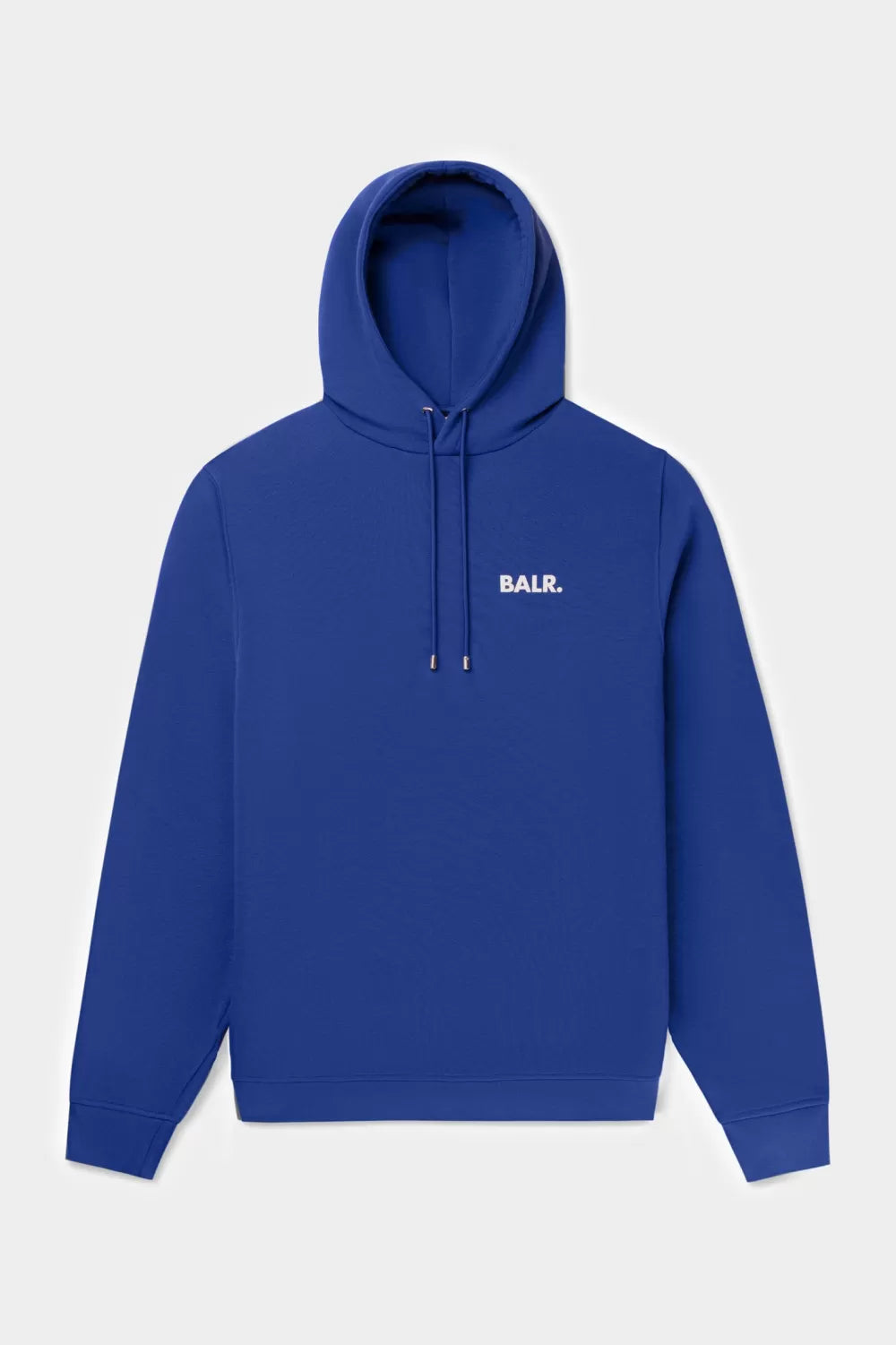 Sweat à capuche droit avec petit logo