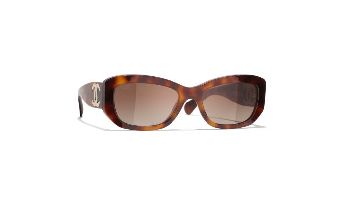 CHANEL Rectangle Sunglasses
