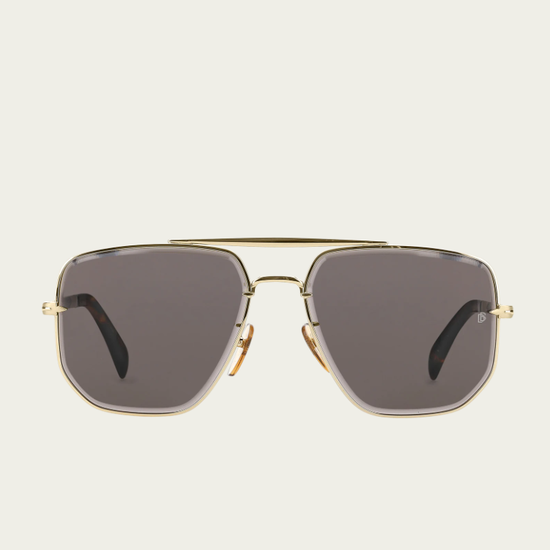 Lunettes de Soleil David Beckham DB 7001/S - GOLD - GREY