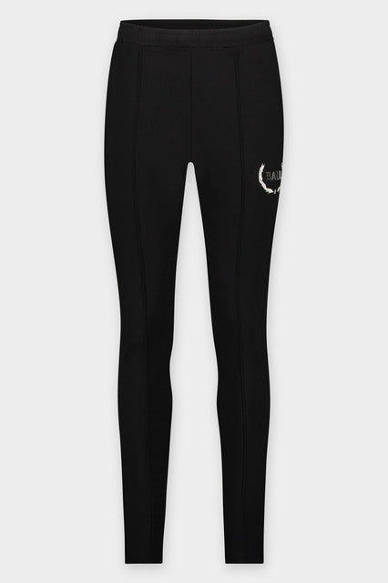 Louis Slim Wreath Jogger Jet Black