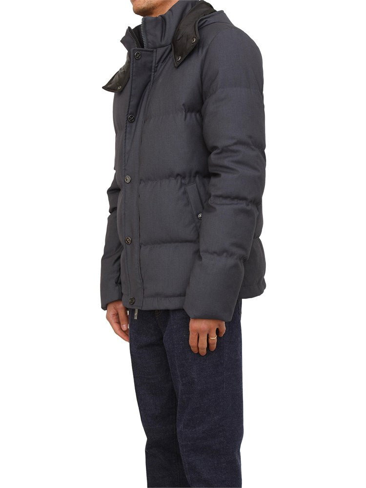 Veste à capuche pour homme Richmond X en tissu gris anthracite