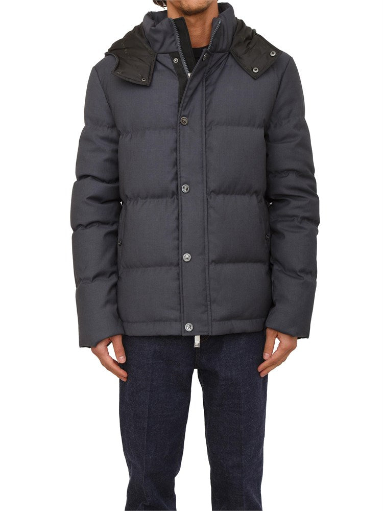 Veste à capuche pour homme Richmond X en tissu gris anthracite