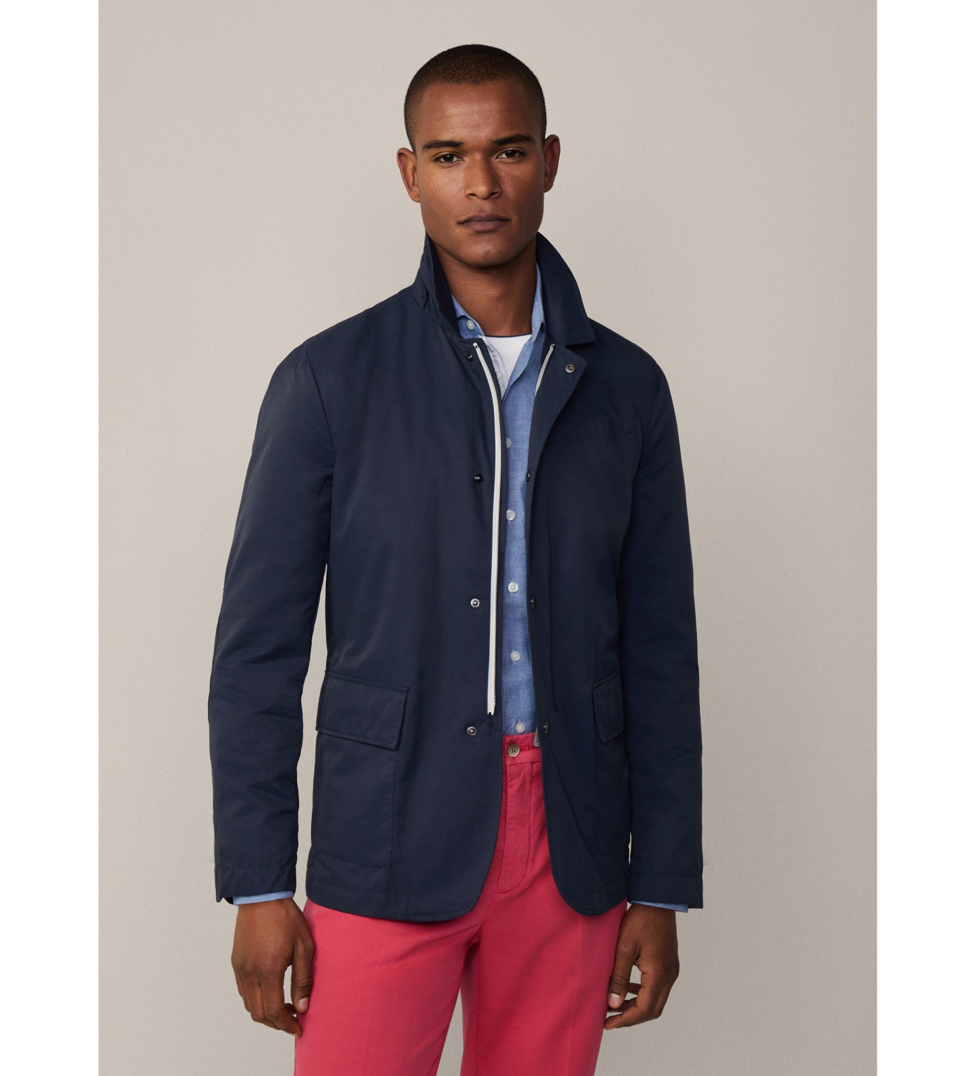 VESTE COTON MARINE