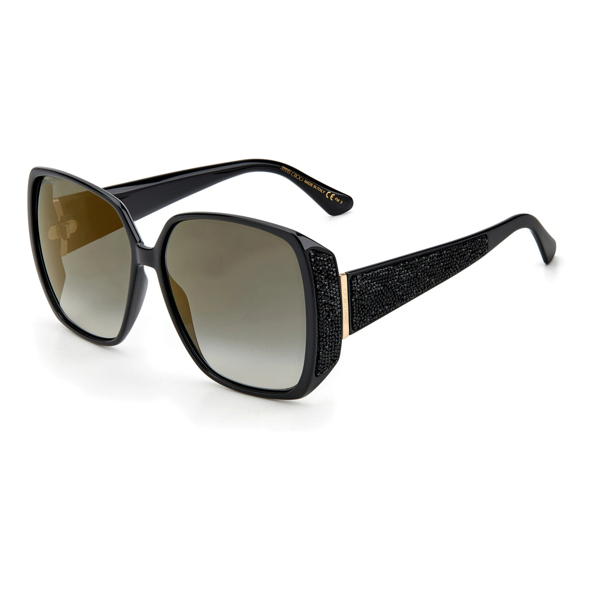 JIMMY CHOO CLOE/S - 807 FQ BLACK 