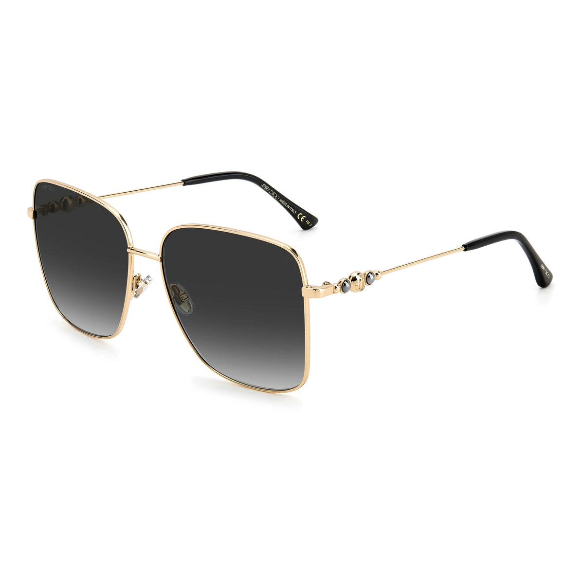 JIMMY CHOO HESTER/S - 2M2 9O BLACK GOLD 