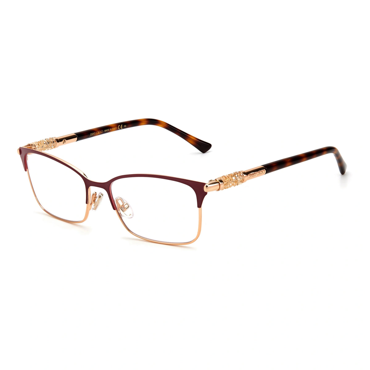 JIMMY CHOO JC295 - 6K3 BURGUNDY GOLD 