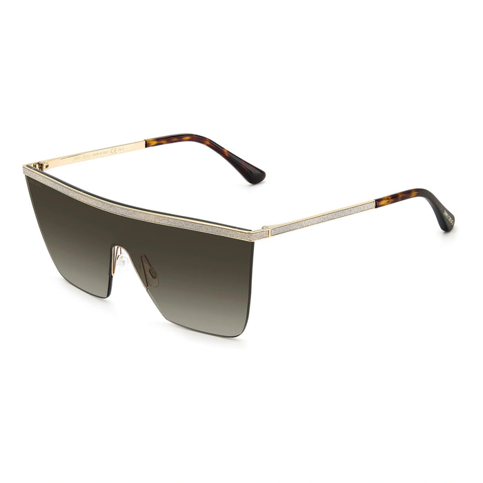 JIMMY CHOO LEAH/S - 06J HA GOLD HAVANA 