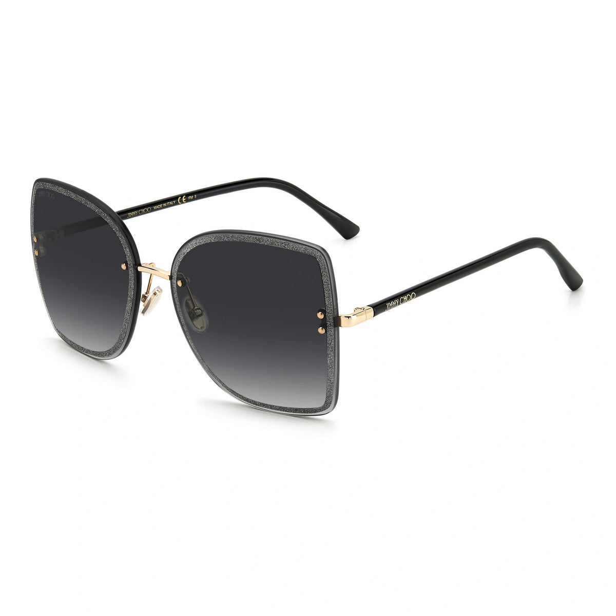 Lunettes de Soleil Jimmy Choo JIMMY CHOO LETI/S - 2M2 9O BLACK GOLD