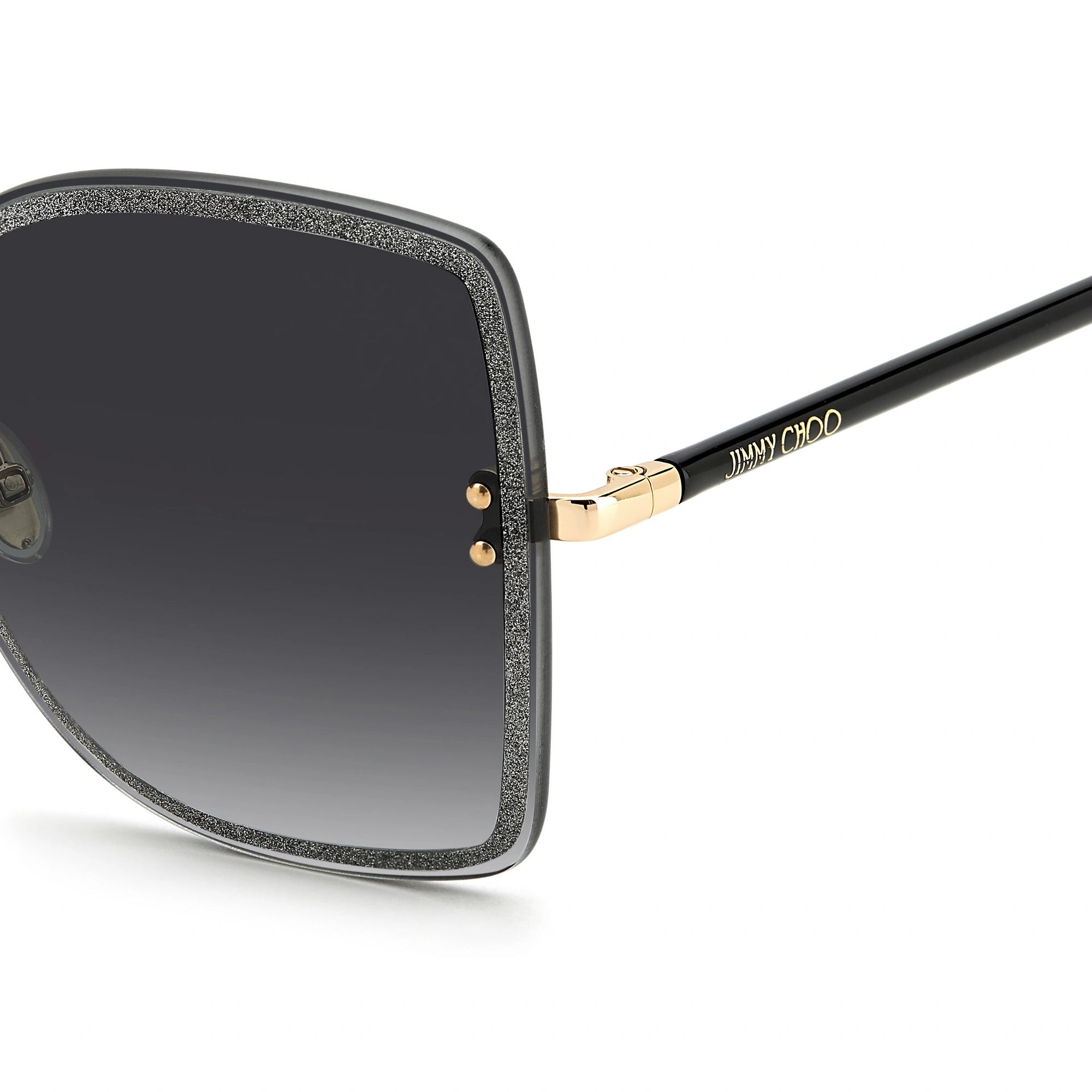 JIMMY CHOO LETI/S - 2M2 9O BLACK GOLD