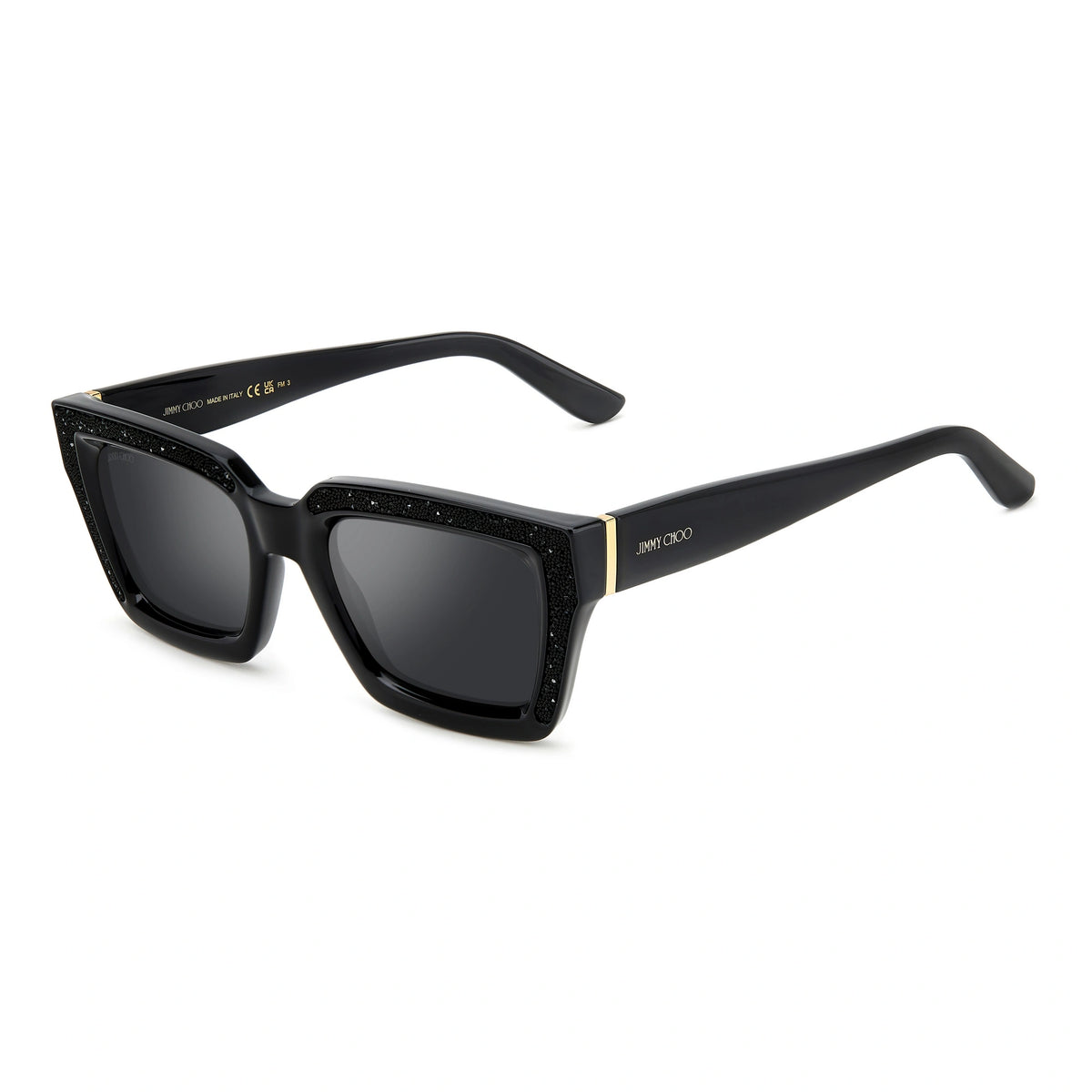 Lunettes de Soleil Jimmy Choo JIMMY CHOO MEGS/S - 807 T4 BLACK