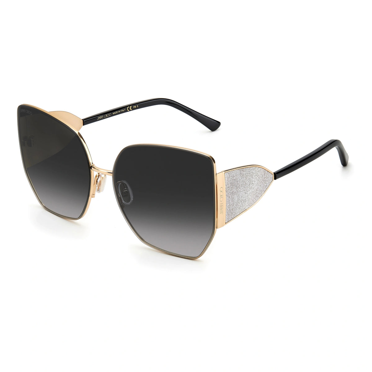 IMMY CHOO RIVER/S - RHL IR GOLD BLACK 