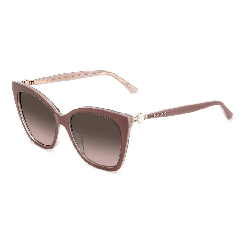 Lunettes de Soleil Jimmy Choo JIMMY CHOO RUA/G/S - Y9A HA PEARLED NUDE