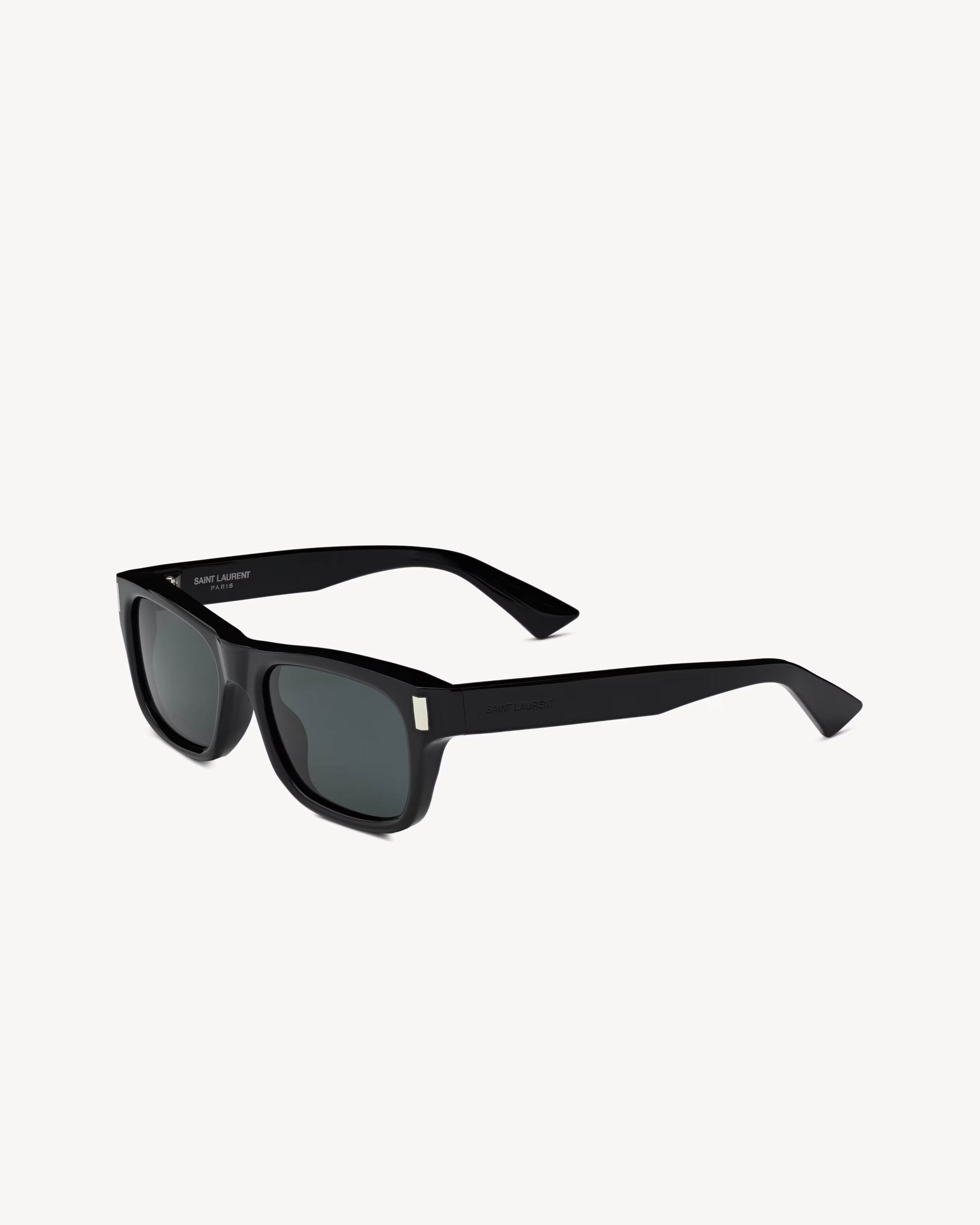 LUNETTES DE SOLEIL SAINT LAURENT AVEC MONTURE EN ACÉTATE ET VERRES EN NYLON.