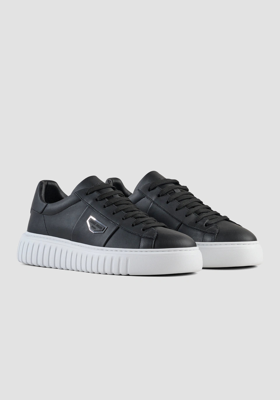 SNEAKER METAL « HOLT » EN CUIR