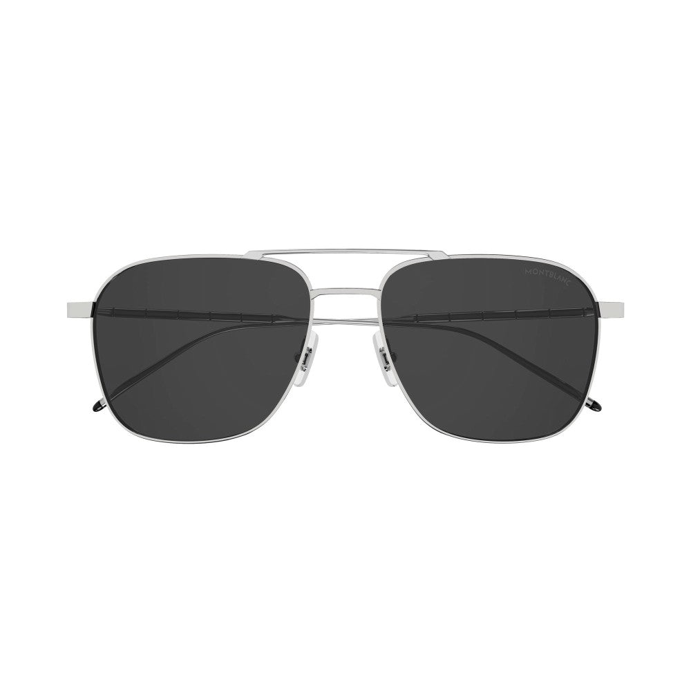 Gold Metal Frame Rectangular Sunglasses 