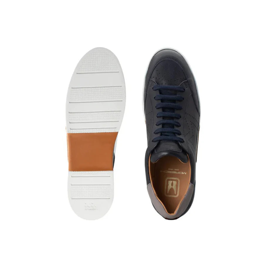 Moreschi 1788891 Calfskin Sneakers Blue