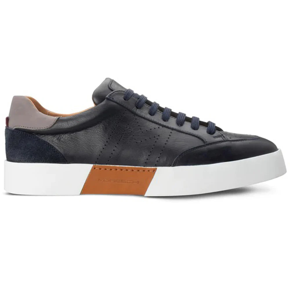 Moreschi 1788891 Calfskin Sneakers Blue