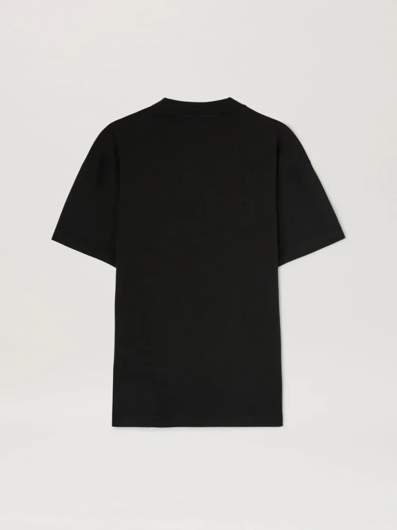 Neck logo T-shirt black