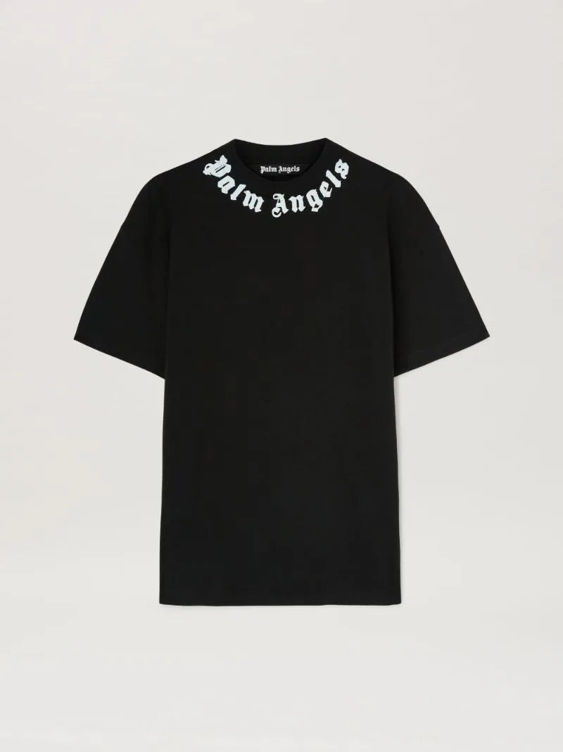 Neck logo T-shirt black