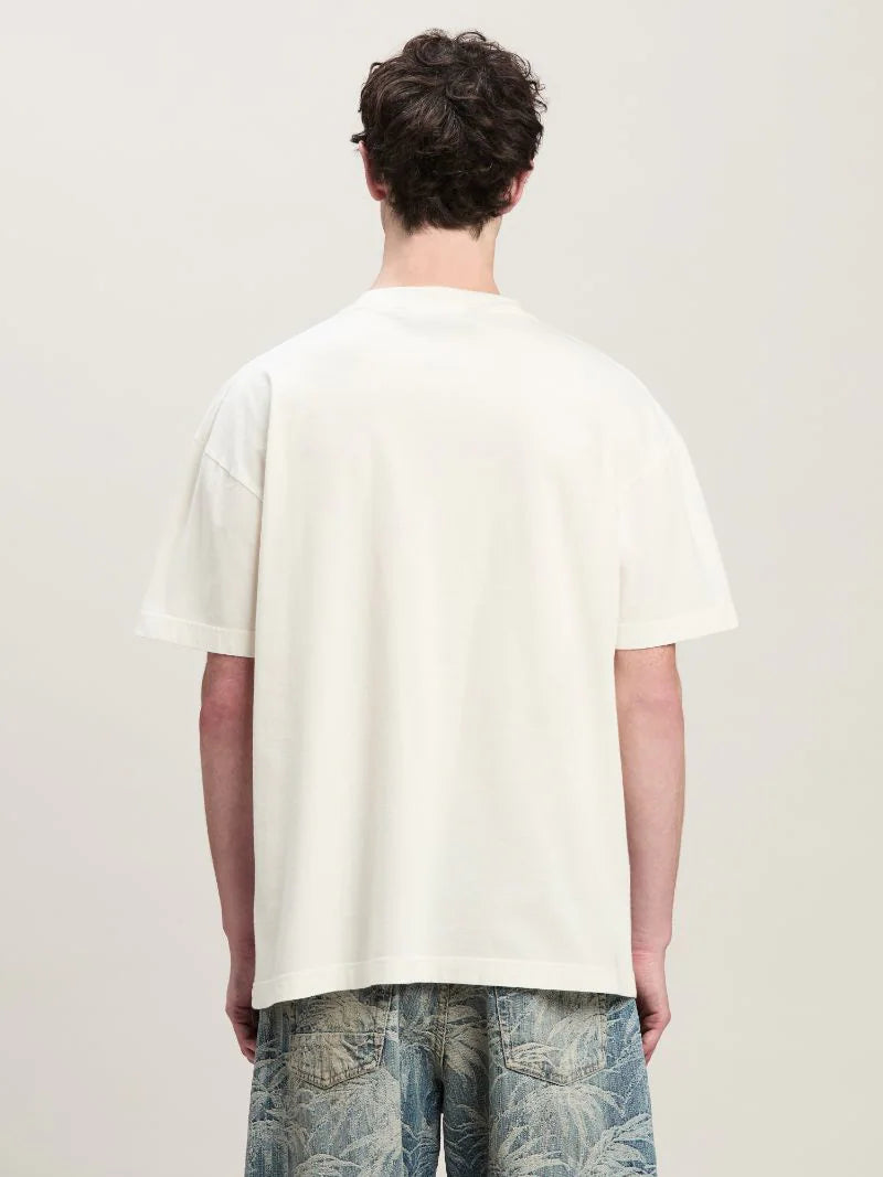 Neck logo T-shirt white