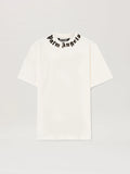 Neck logo T-shirt white