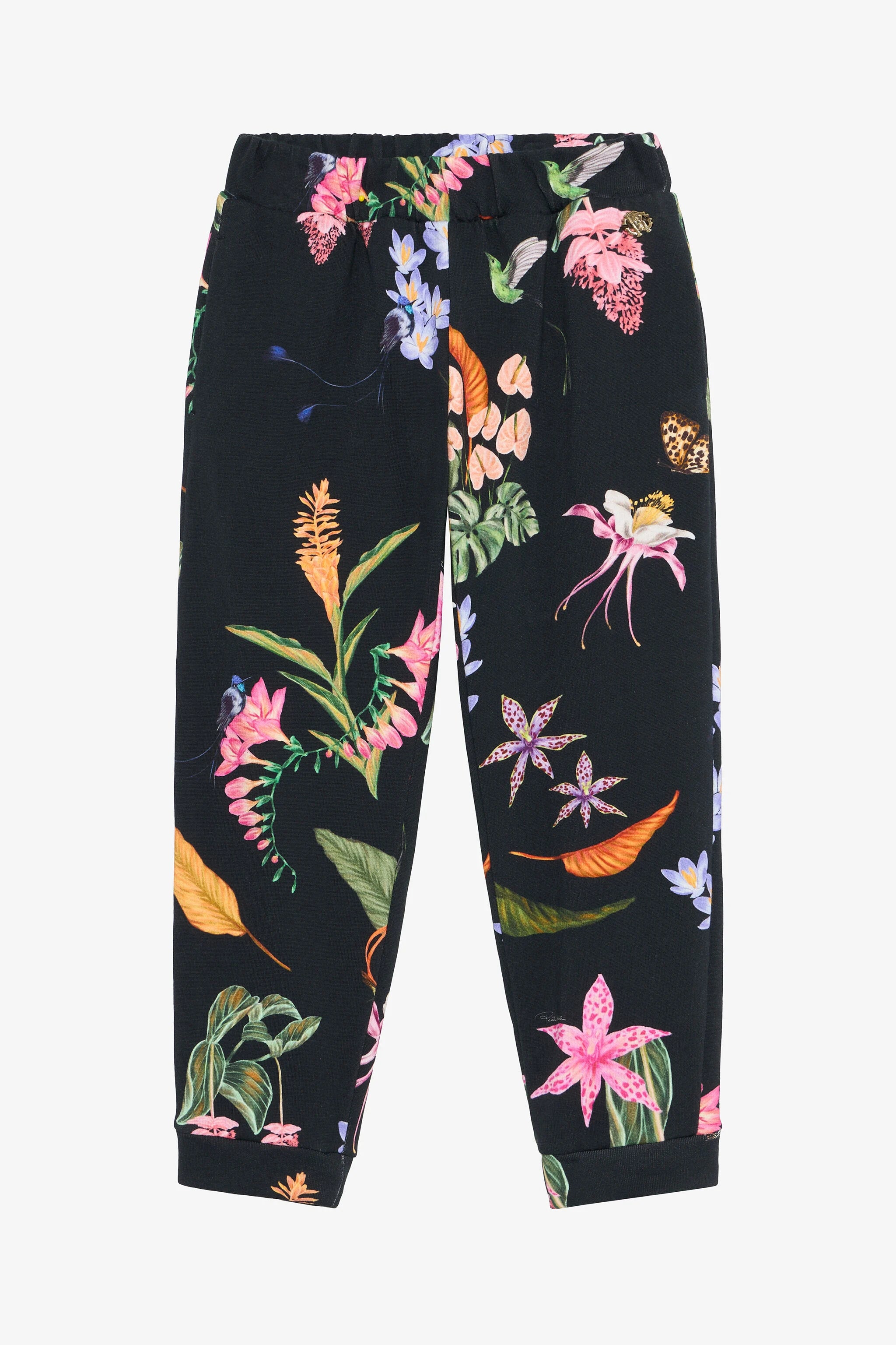 Pantalon fleuri en coton