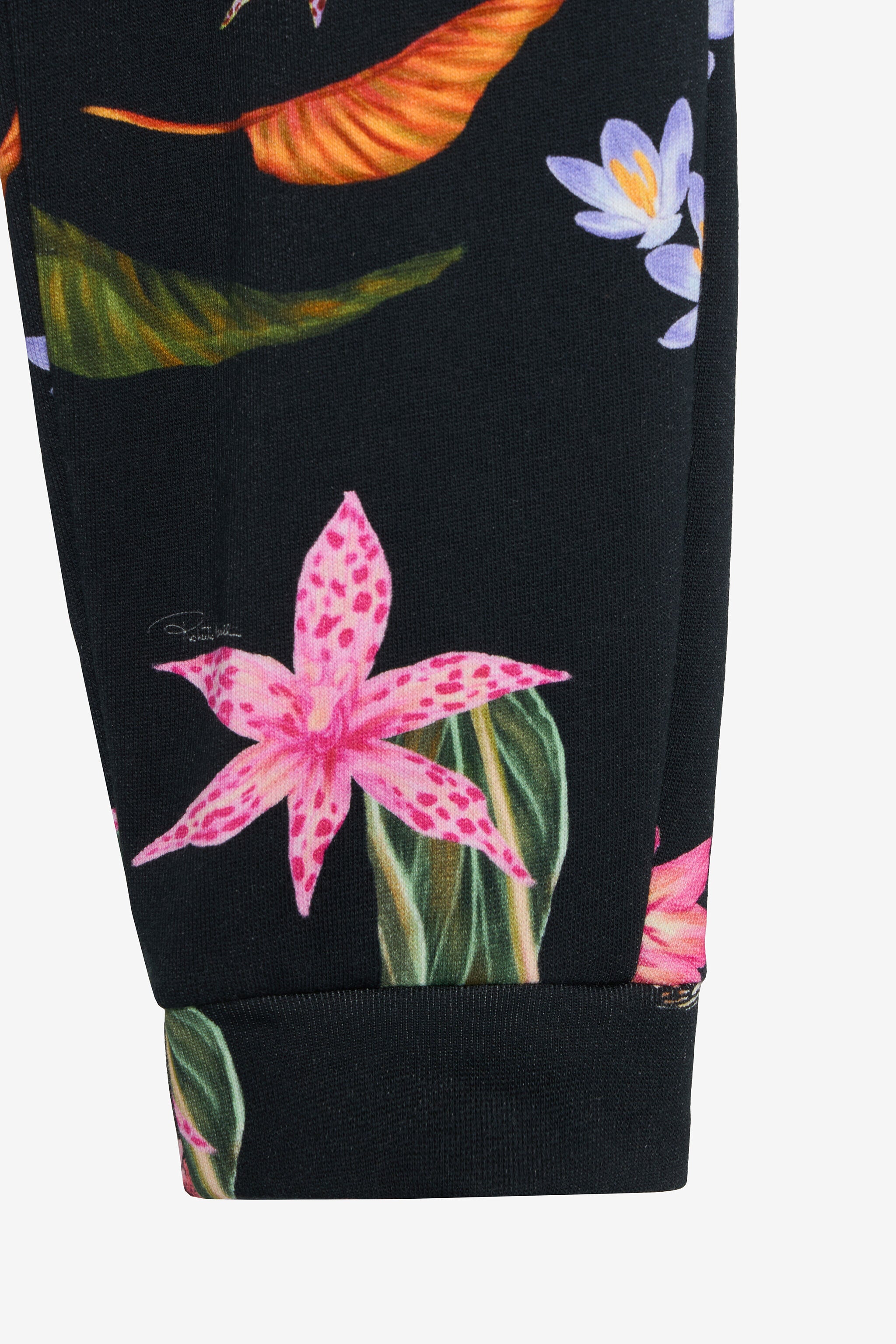 Pantalon fleuri en coton