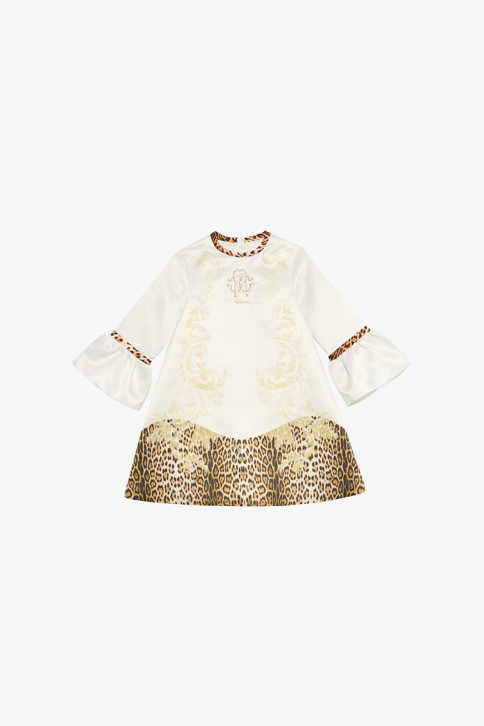 Robe en soie imprimée