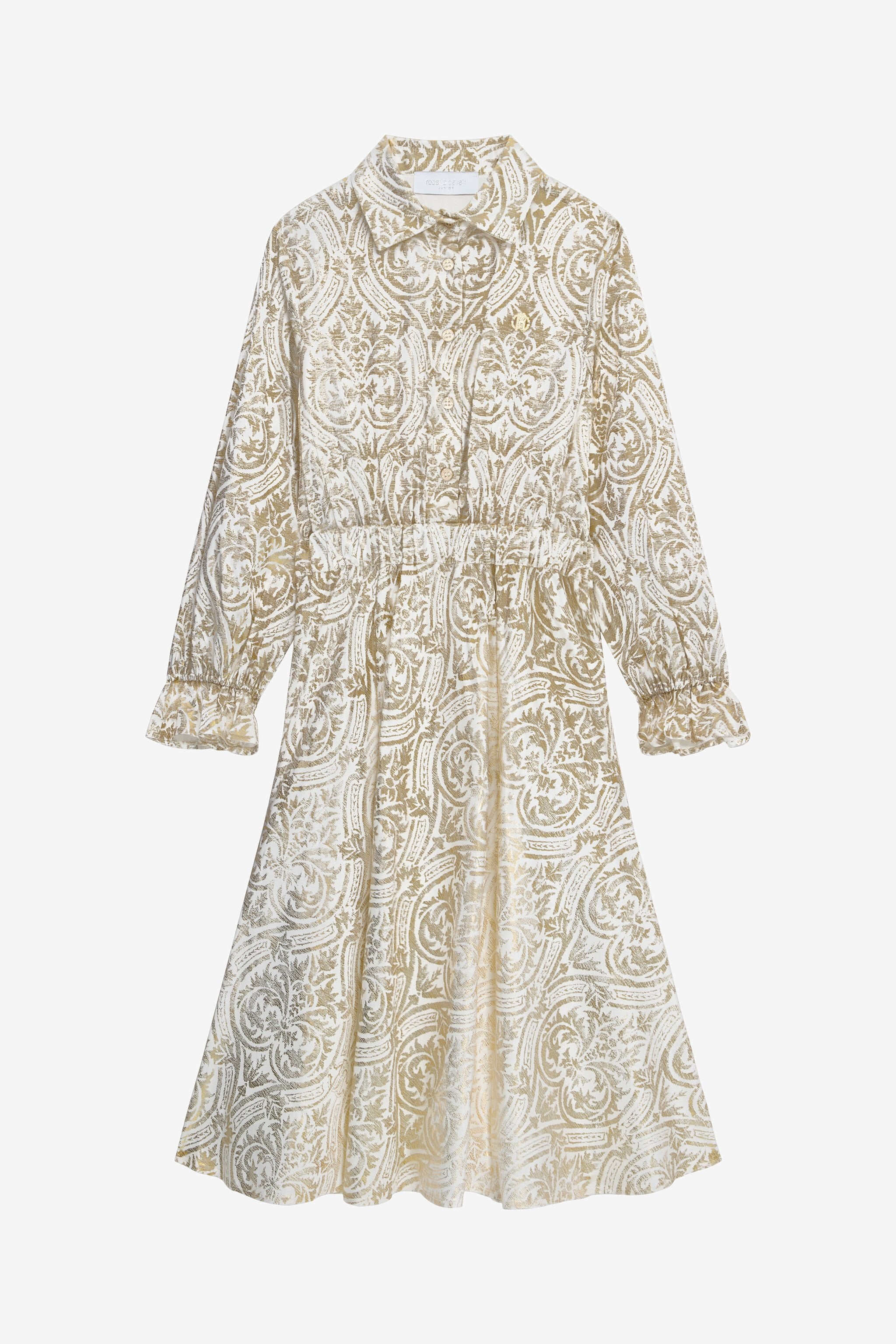 Robe midi en jacquard