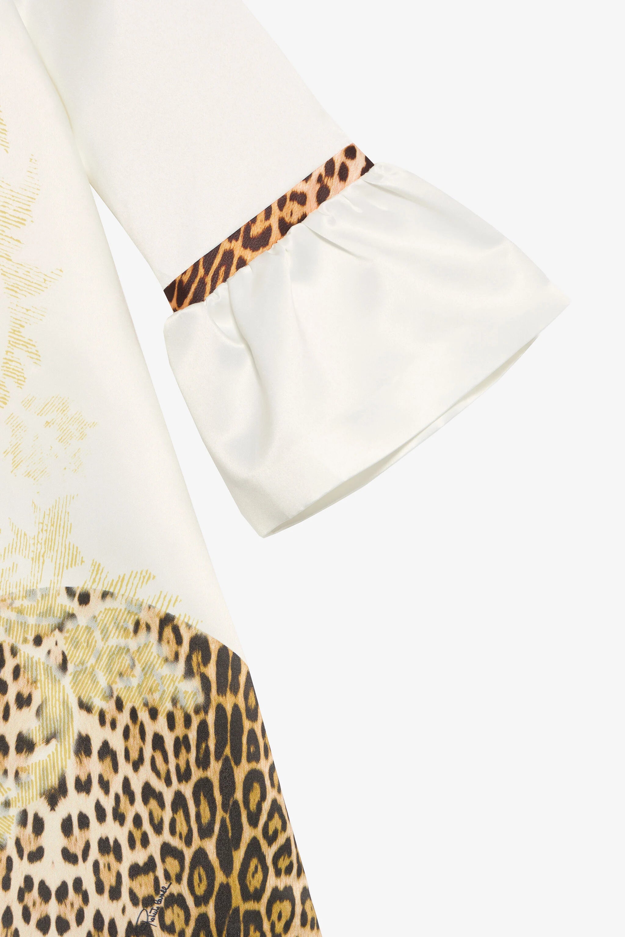 Robe en soie imprimée