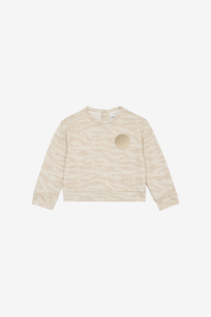 Sweat-Shirt À Imprimé Tiger Skin Et Monogramme RC