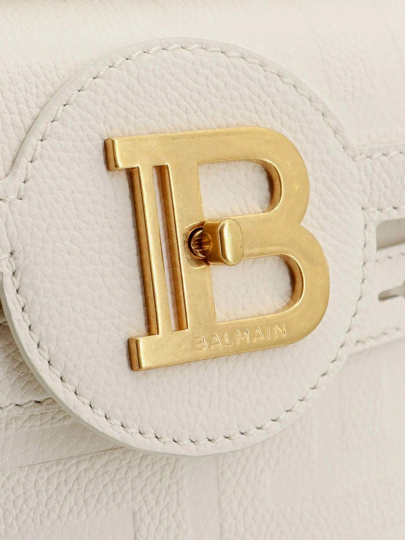Sac Balmain En Cuir Croco