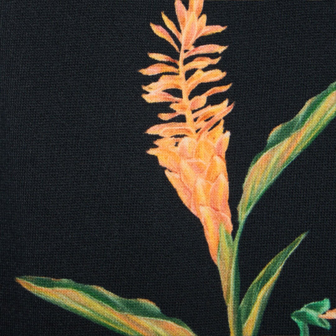 Pantalon fleuri en coton