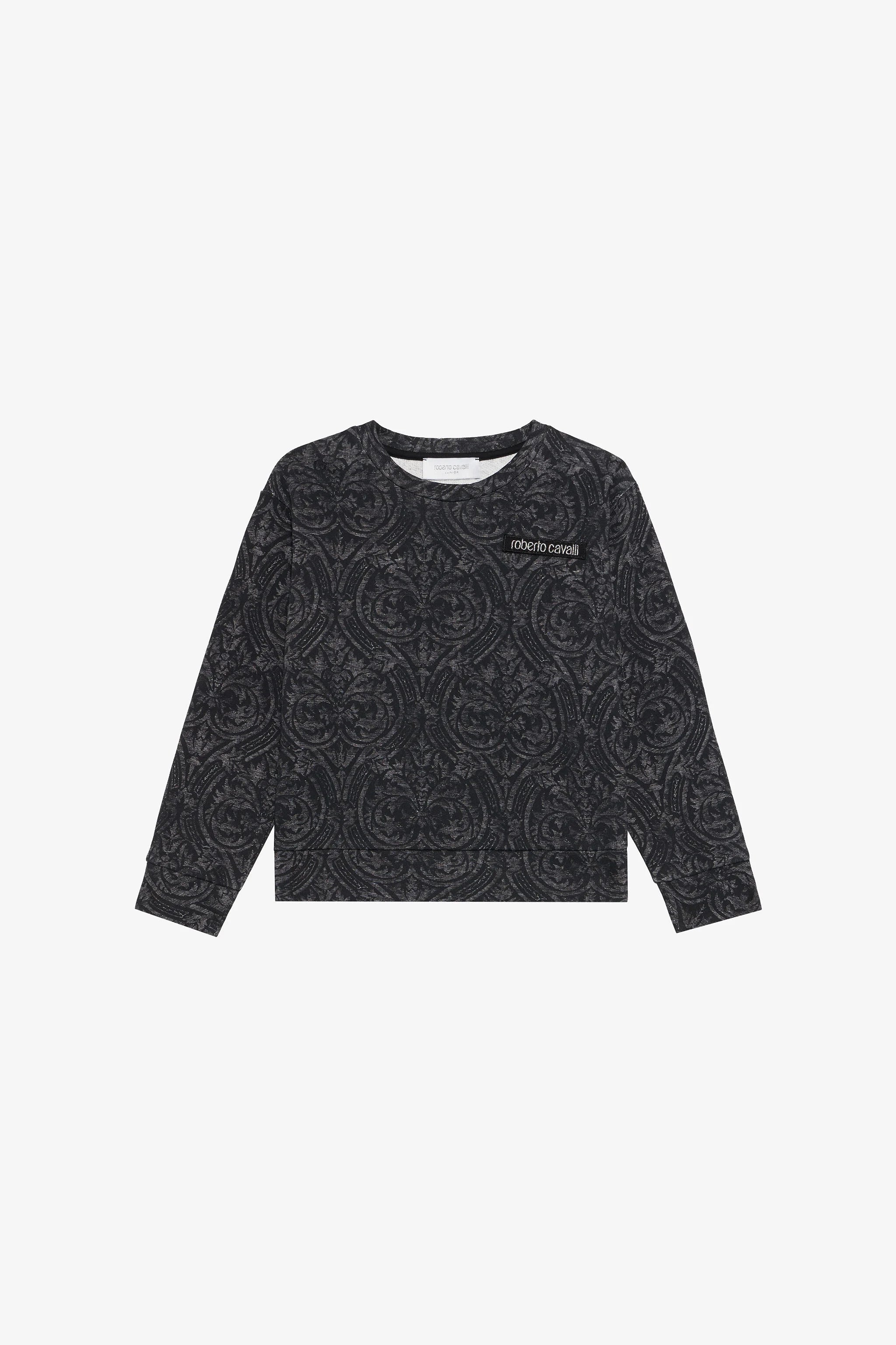 Pull à motif jacquard