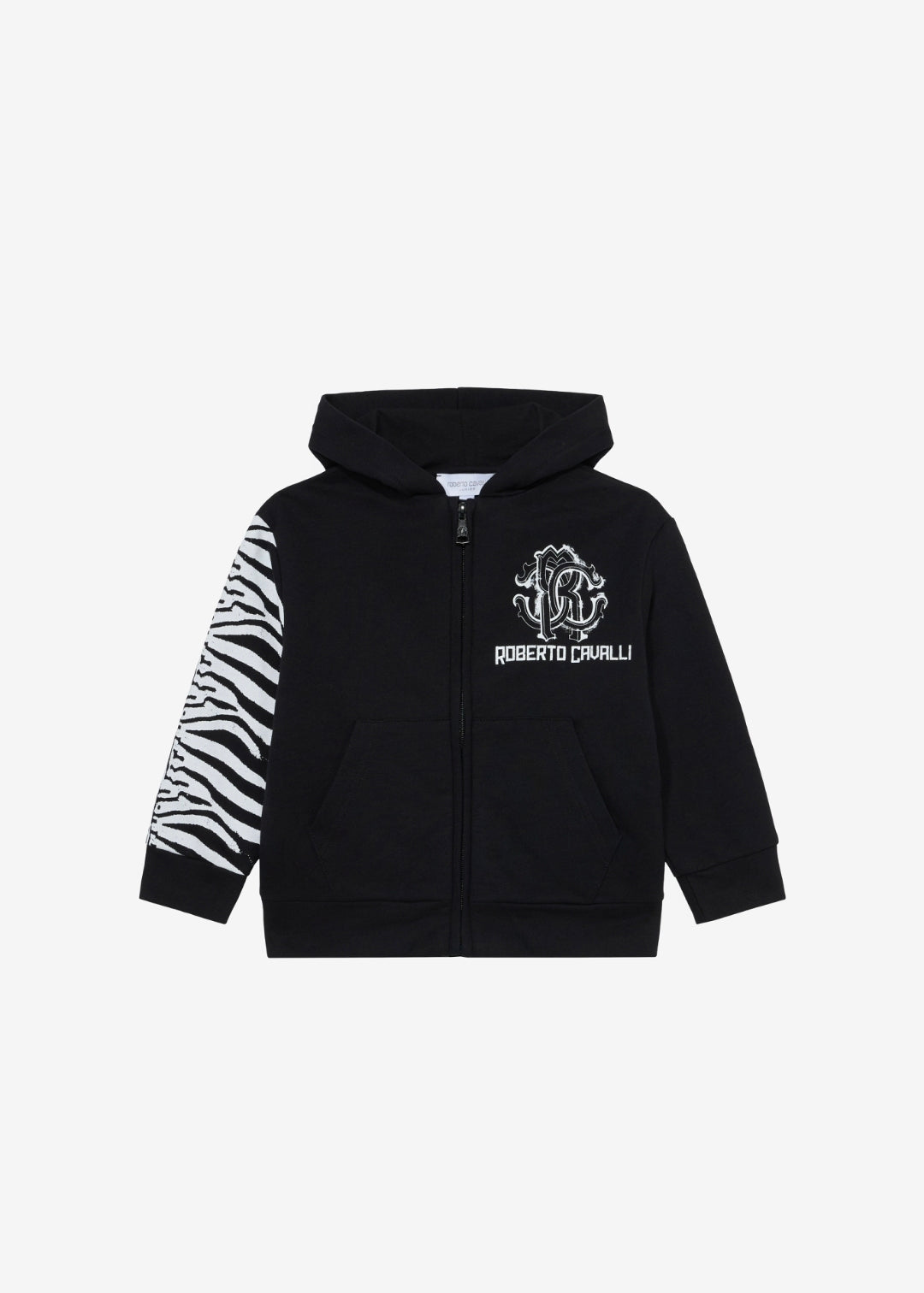 Sweat-Shirt À Imprimé Zèbre Et Logo