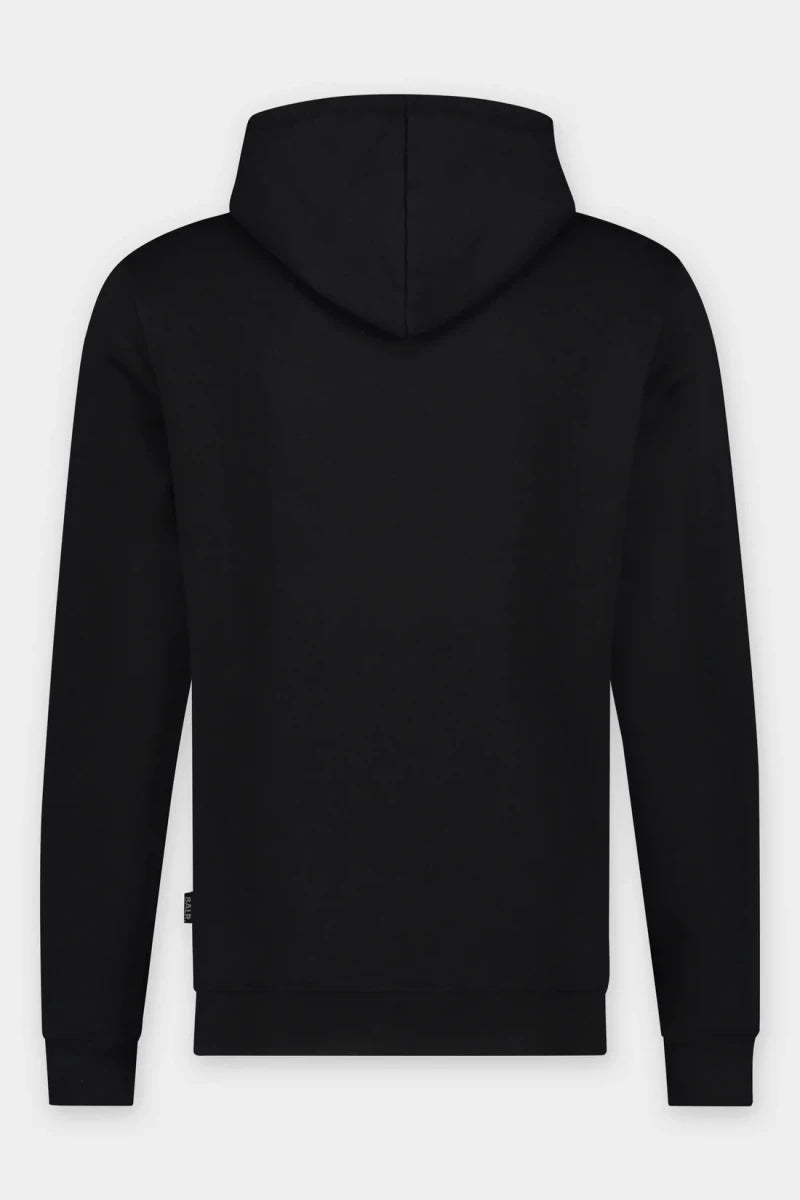 Brand straight small logo hoodie