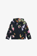 Sweat à capuche fleuri
