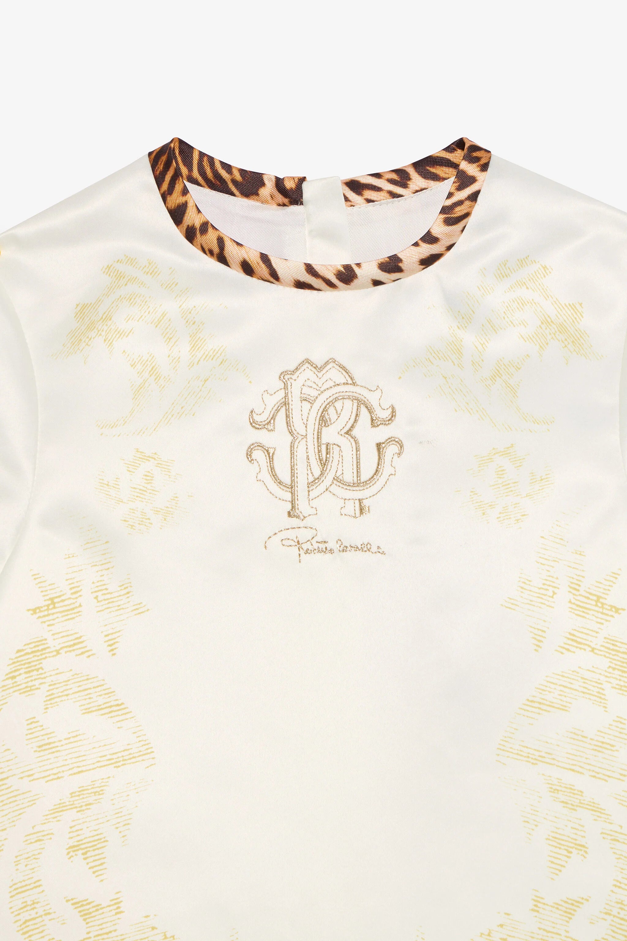 Robe en soie imprimée