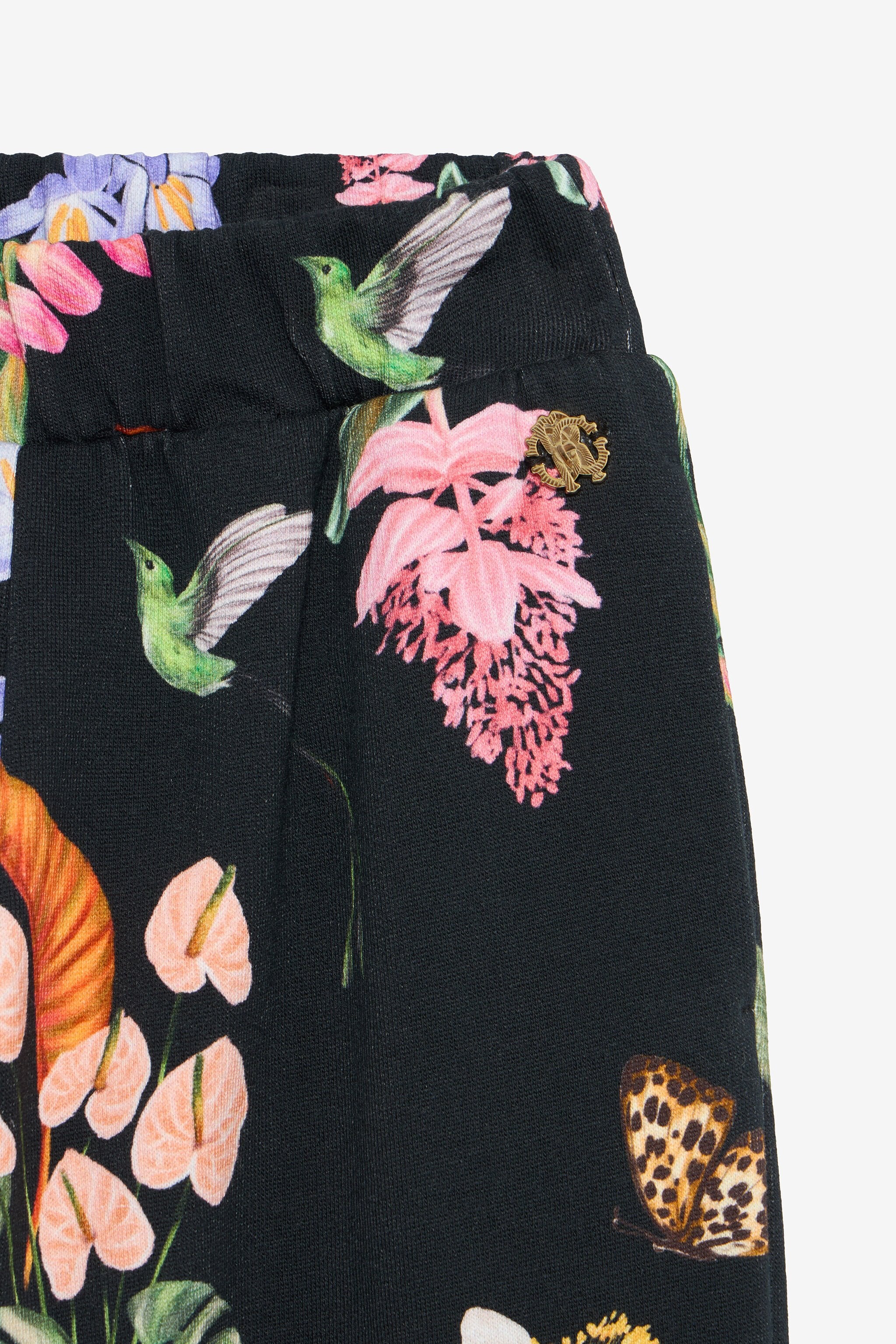 Pantalon fleuri en coton