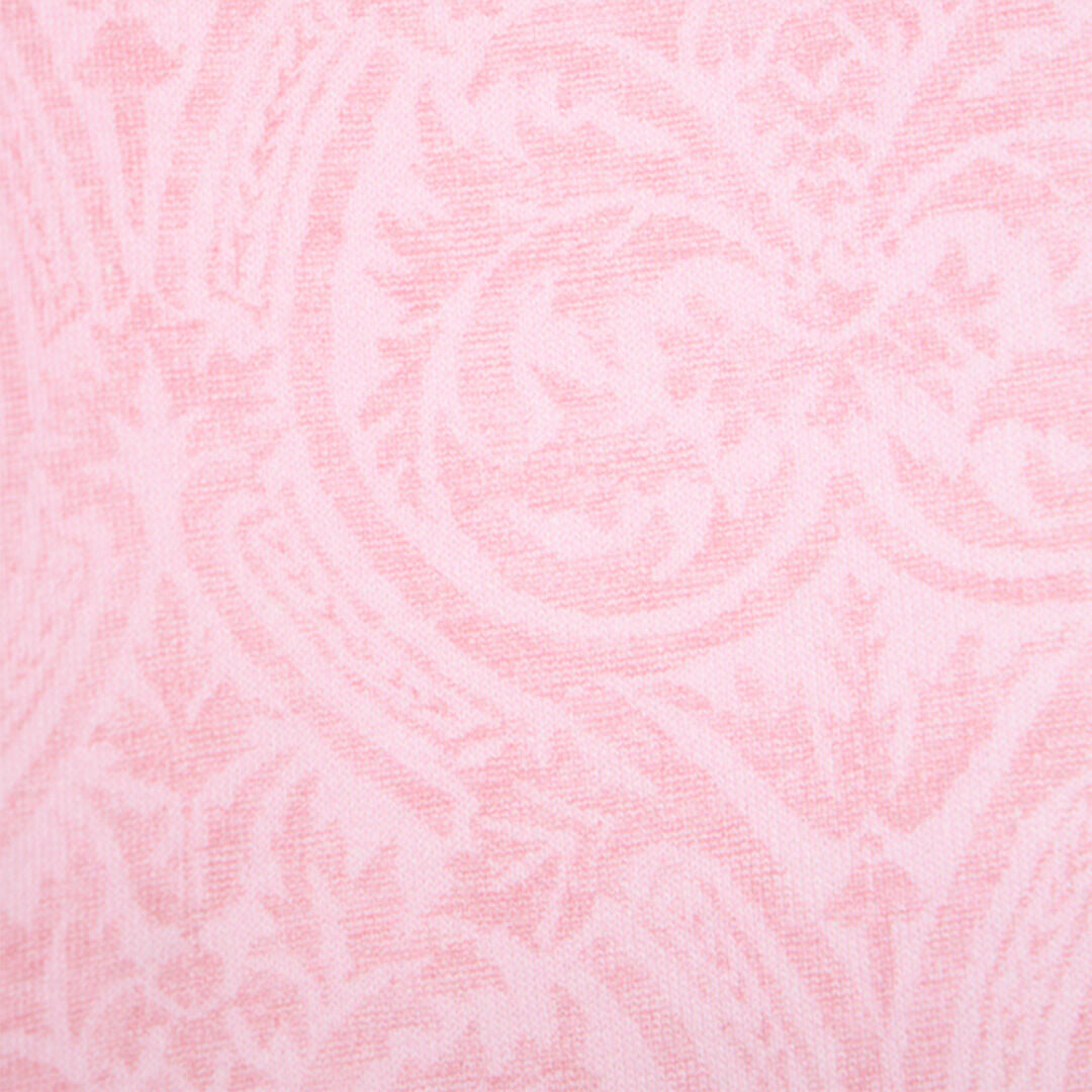 Pantalon jacquard rose